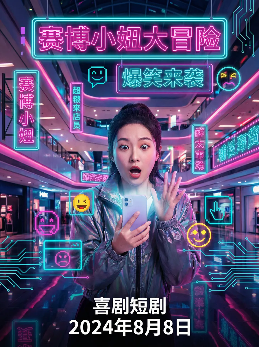 97伦理电影在线不卡 搞笑喜剧短剧 - 赛博小妞大冒险海报